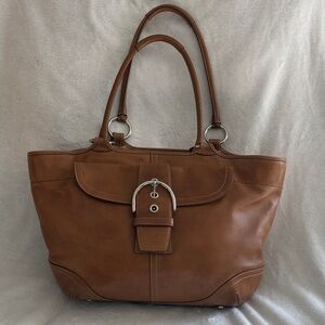 Coach XL Vintage Soho Travel Carryall Tote/diaper Bag. #L04S-5770 GloveTanned